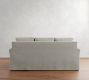 Cameron Modern Roll Arm Slipcovered Reversible Chaise Sectional (88")