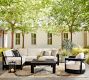 Malibu Metal Platform 4-Piece Outdoor Sectional (107")