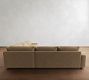 Sierra Leather 3-Piece L-Shaped Wedge Sectional (139"&ndash;149")