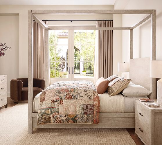 Valentina Rosewood Quilt by Pottery Barn