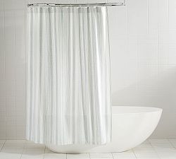 Hawthorn Stripe Cotton Shower Curtain