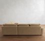 Sierra Leather 3-Piece Wedge Sectional (139"&ndash;149")