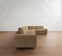 Sierra Leather 3-Piece Wedge Sectional (139"&ndash;149")