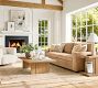 Sierra Leather Sofa (62"&ndash;118")