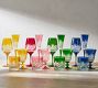 Antique Cut Wine Stem Glasses - Set of 4