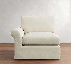 Build Your Own PB Comfort Modern Roll Arm Slipcovered Sectional