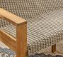 Get The Look: Malibu Teak &amp; Rope Sofa (77") Outdoor Lounge Set