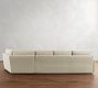Pearce Square Arm Cuddle Chaise Sectional (133"-163")