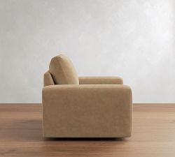 Sierra Leather Swivel Chair