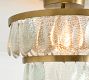 Solene Glass Round Flush Mount (14")