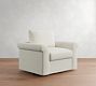 Westwood Roll Arm Slipcovered Swivel Chair