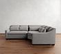 York Slope Arm Deep Seat 3-Piece Wedge Sectional (108")