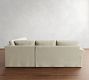 PB Comfort Modern Roll Arm Slipcovered 3-Piece L-Shaped Sectional (108")