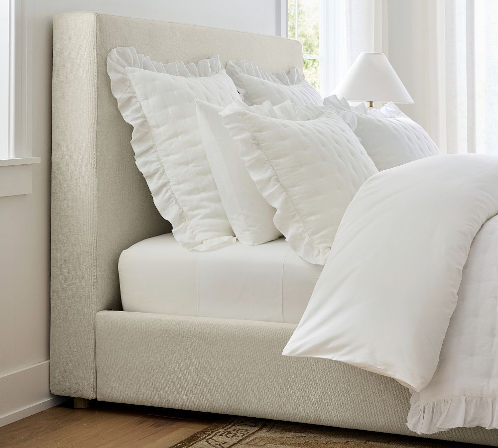Westwood Square Upholstered Bed by Pottery Barn