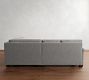York Roll Arm 3-Piece Wedge Sectional (103")