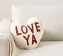 Love Ya Lots Heart Shaped Pillow