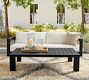 Malibu Metal Rectangular Outdoor Grand Coffee Table (58")