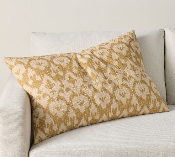 Stellan Ikat Printed Lumbar Pillow Cover