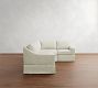 York Slope Arm Slipcovered 3-Piece Wedge Sectional (102")