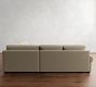Big Sur Roll Arm 3-Piece L-Shaped Wedge Sectional (124")
