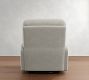 PB Comfort Modern Square Arm Swivel Glider Recliner