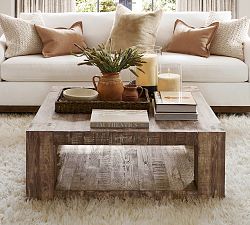 Rockport Square Reclaimed Wood Coffee Table (44")