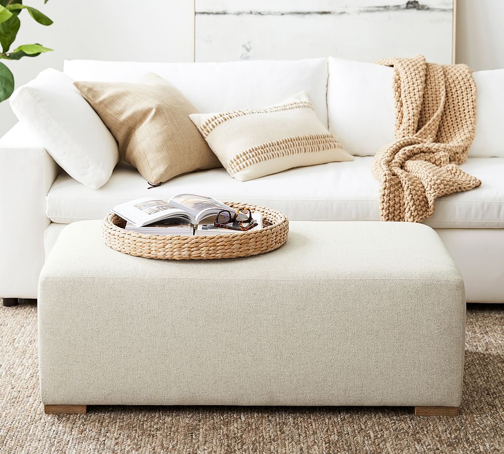 Universal Rectangular Ottoman by Pottery Barn