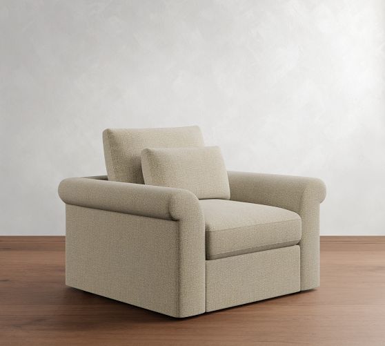 Westwood Roll Arm Deep Seat Chair by Pottery Barn
