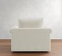Westwood Roll Arm Deep Seat Slipcovered Swivel Chair