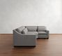 York Slope Arm Deep Seat 3-Piece Wedge Sectional (108")