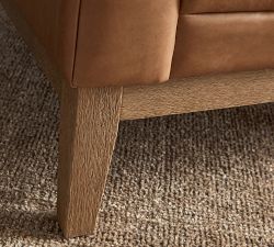 Edgewood Leather Sofa (76")