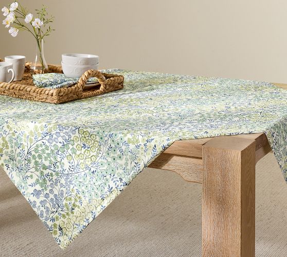 Flowervine Cotton Table Throw
