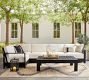 Malibu Metal Rectangular Outdoor Grand Coffee Table (58")