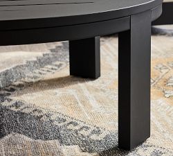 Malibu Metal Round Outdoor Grand Coffee Table (43")
