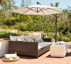 Pomona Concrete Square Outdoor Bunching Table (22")