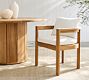 Malibu Teak Curved Outdoor Dining Chair