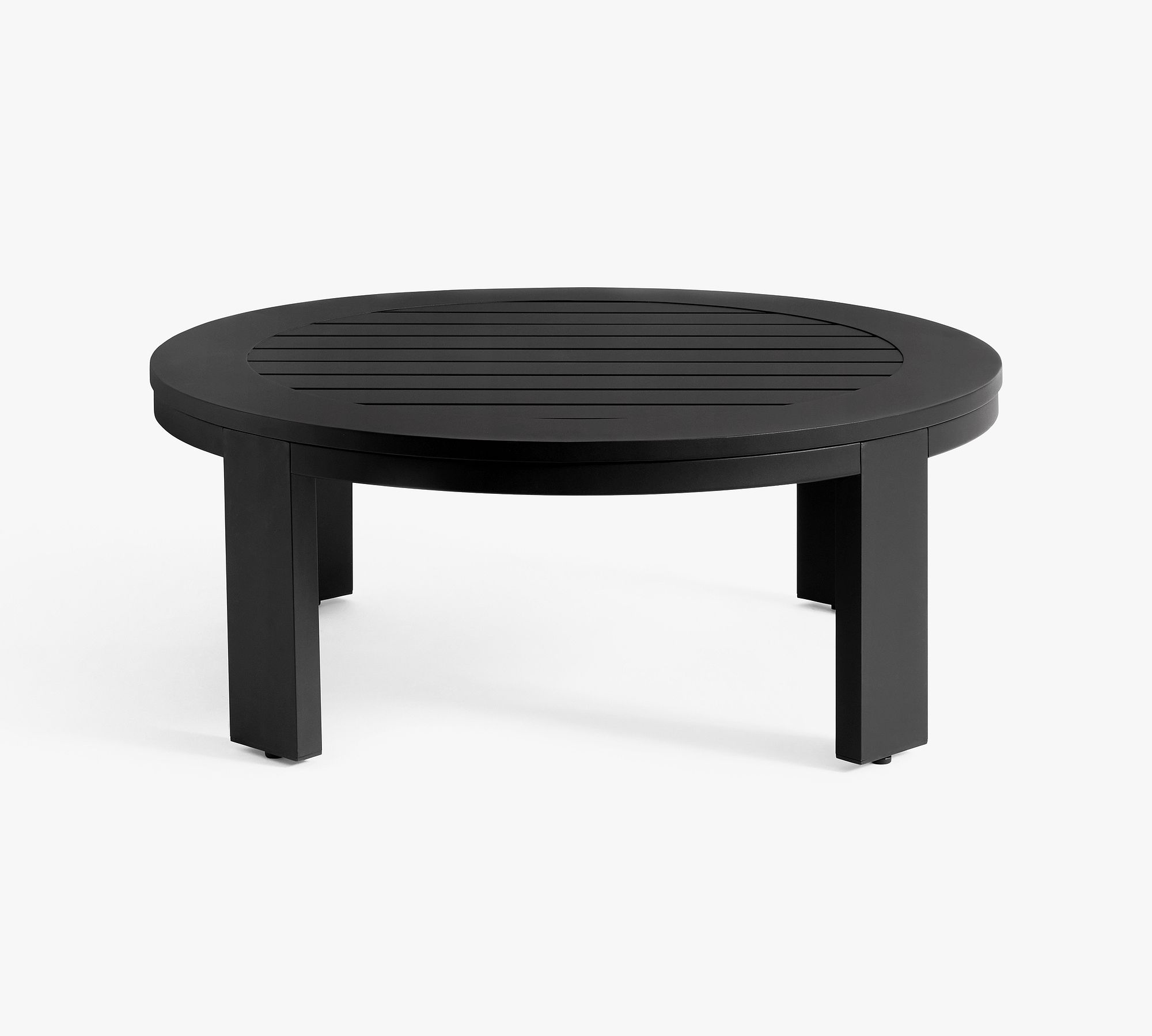 Malibu Metal Round Outdoor Grand Coffee Table (43")