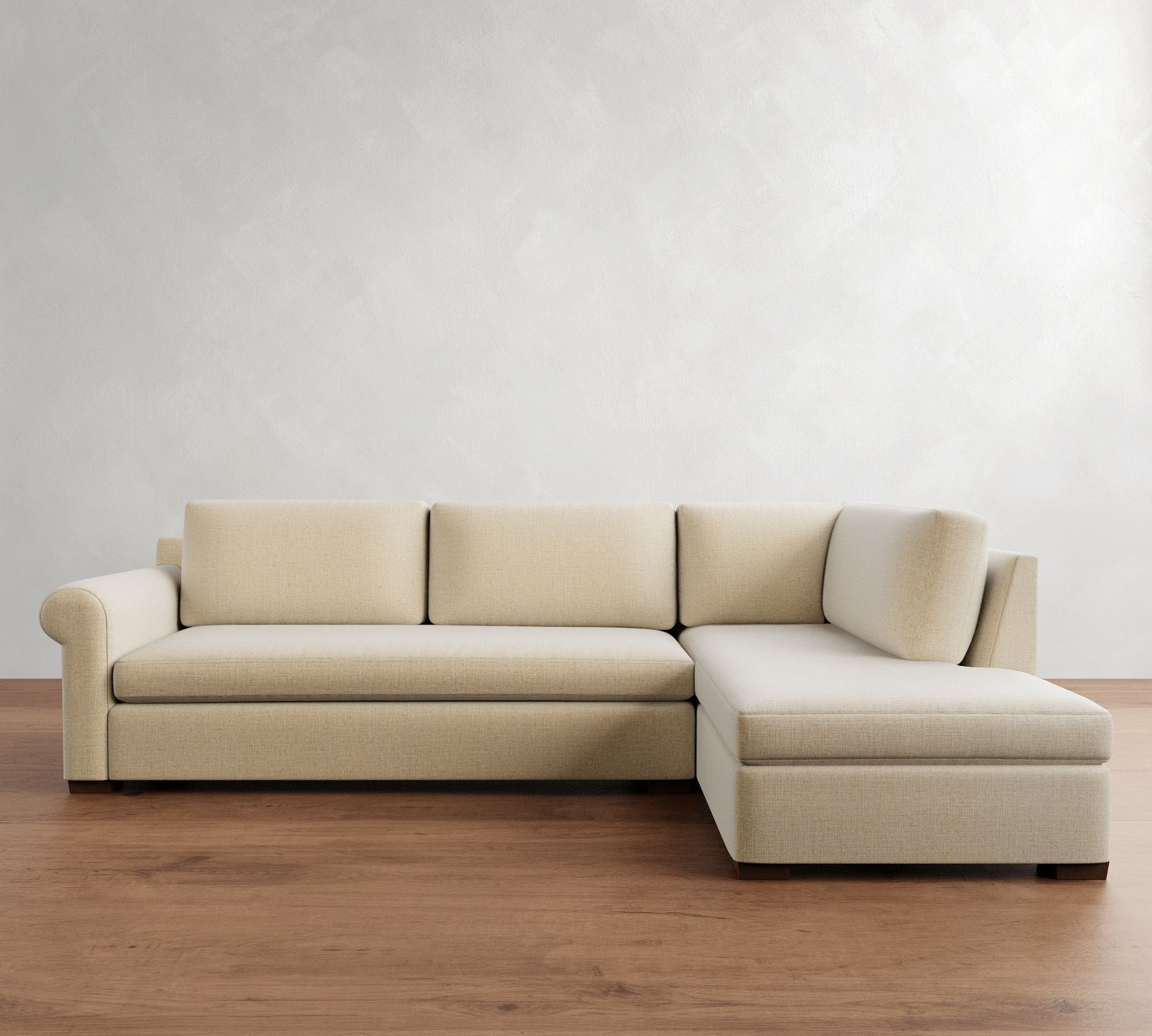 Shasta Roll Arm Return Bumper Sectional (100"&ndash;112")