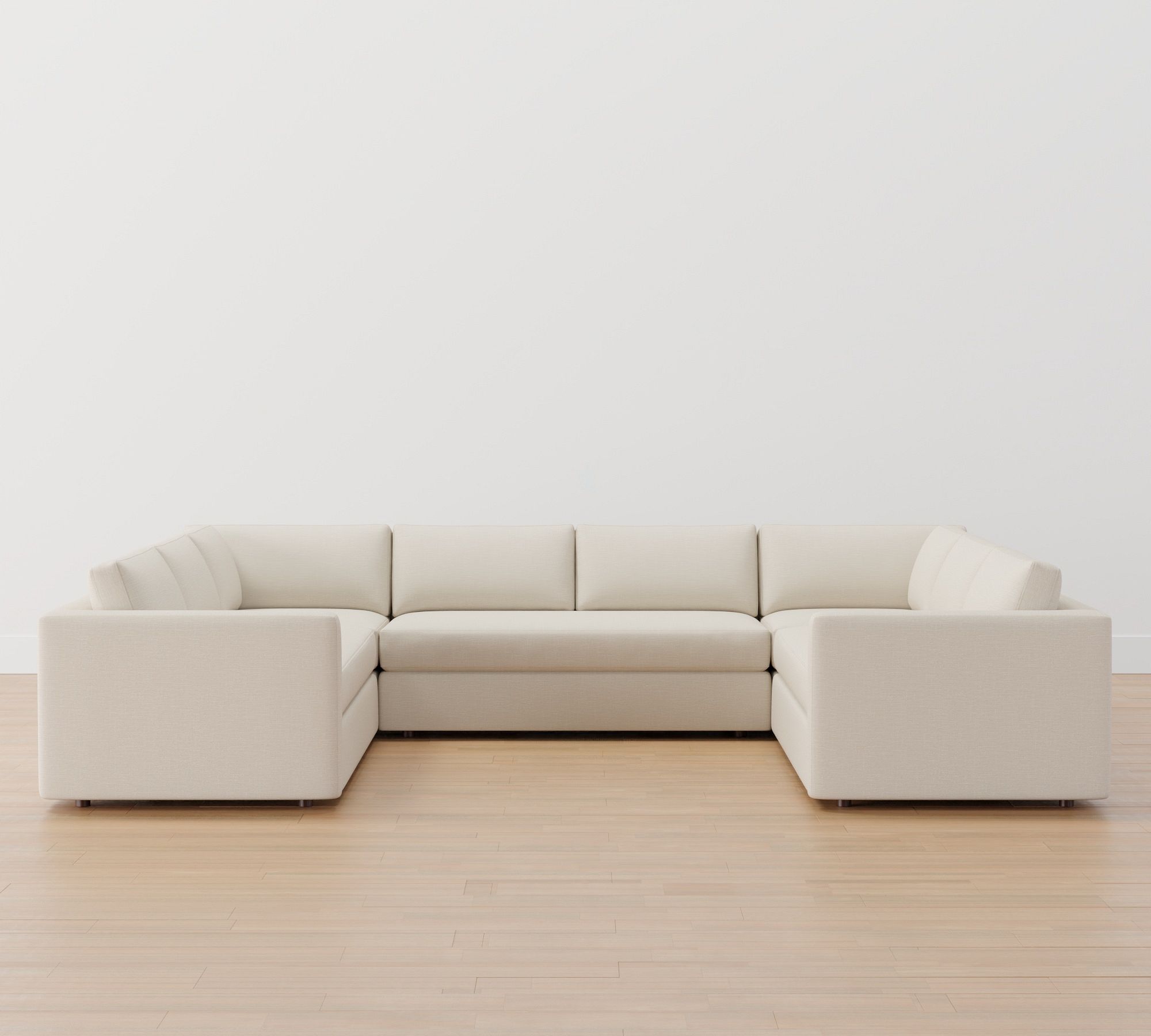 Carmel Slim Arm U-Shaped Sectional (144")