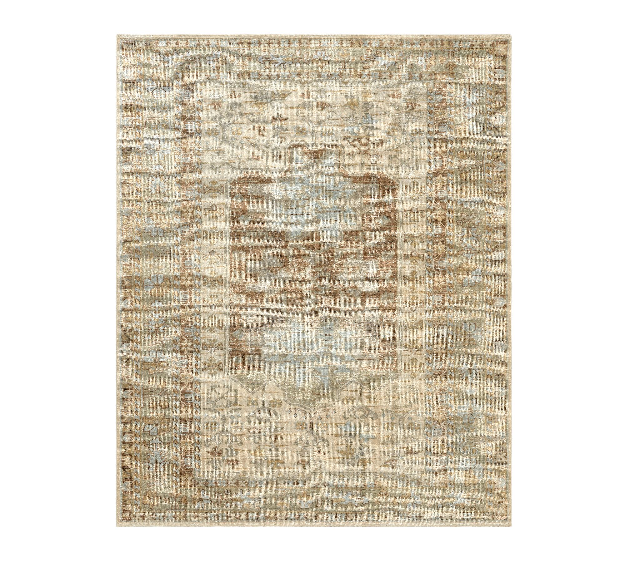 Custom Arlet Hand-Knotted Wool Rug