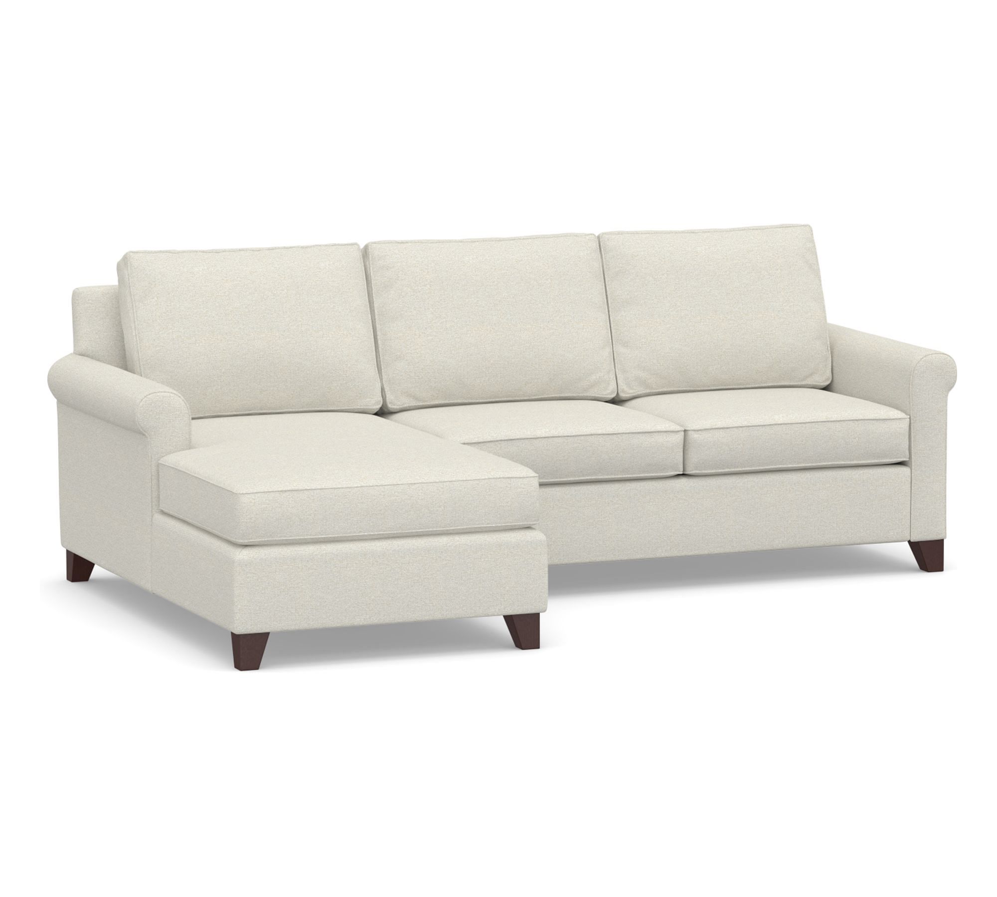 Cameron Roll Arm Chaise Sectional (100")