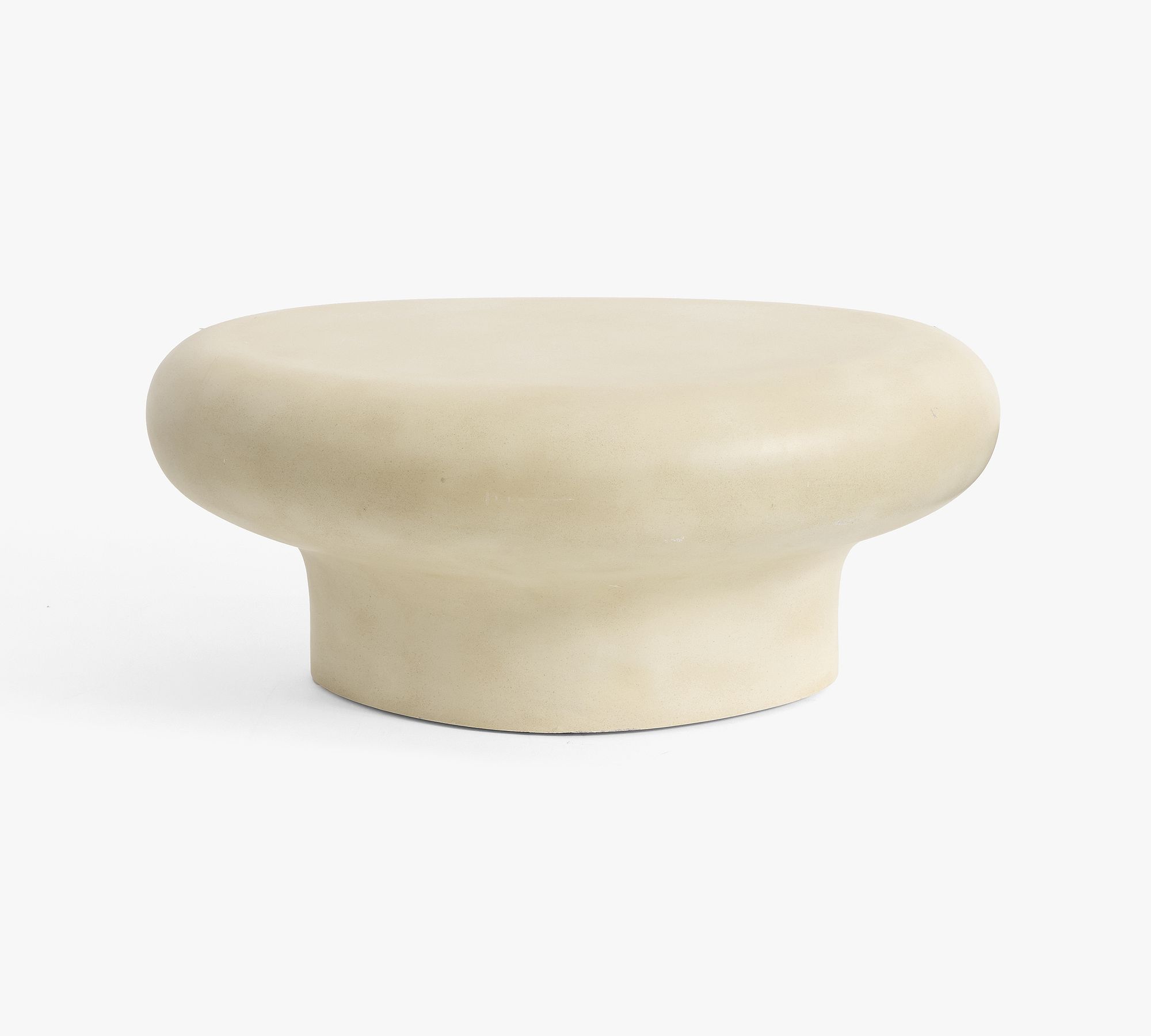 Vila Concrete Round Outdoor Coffee Table (32")
