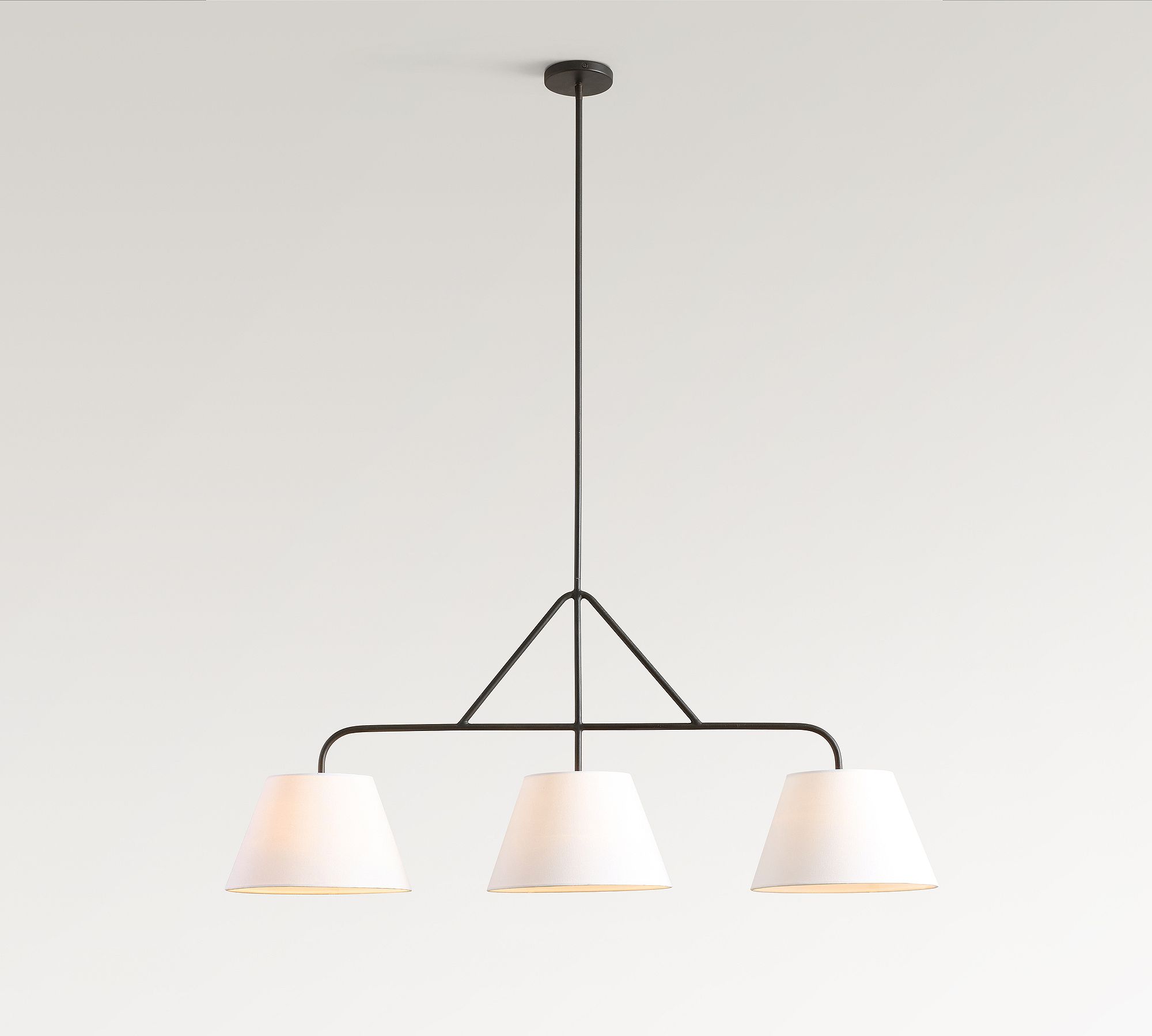 Fallon Forged-Iron Linear Multi Pendant (49")