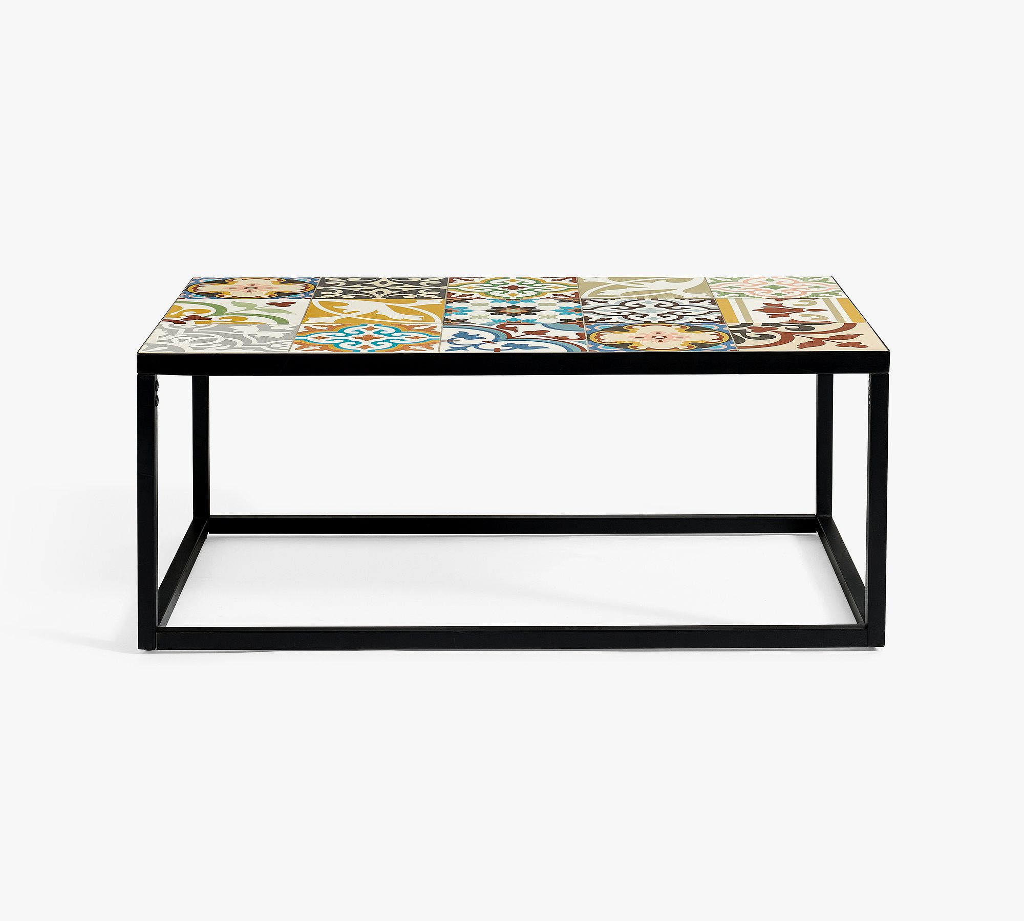 Porto Tile Rectangular Outdoor Coffee Table (40")