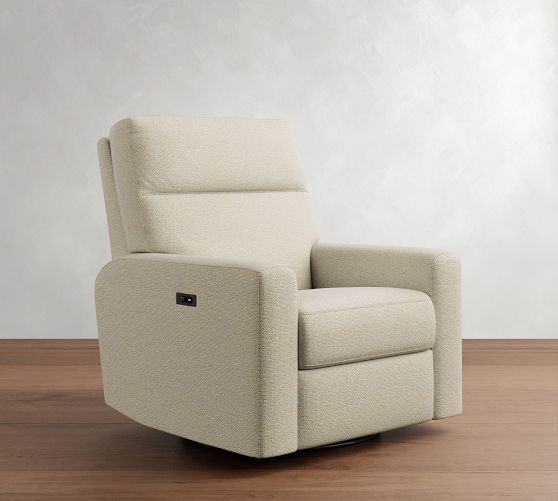 Parker Power Swivel Glider Recliner by Pottery Barn