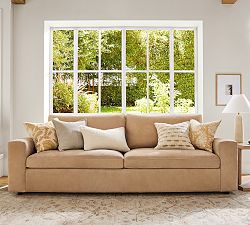 Sierra Leather Sofa (62"&ndash;118")