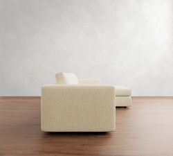 Carmel Square Arm Modular Chaise Sectional (113"&ndash;144")