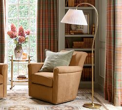 Baylor Pleated Shade Task Floor Lamp (64")