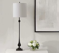 Noor Marble Buffet Lamp (38")