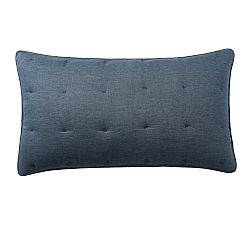 Open Box: Belgian Flax Linen Comforter Sham, King, Set of 2 - Denim